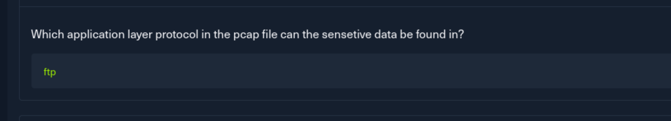 Wireshark FTP stream showing plaintext credentials